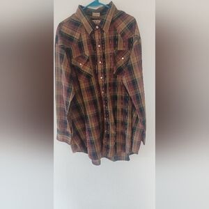 Ely Cattleman Big Man 4x Plaid Shirt